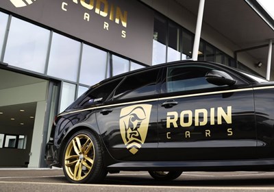 Full Colour Vehicle Wrap With Grahics Rodin Cars Signs Express Loughborough