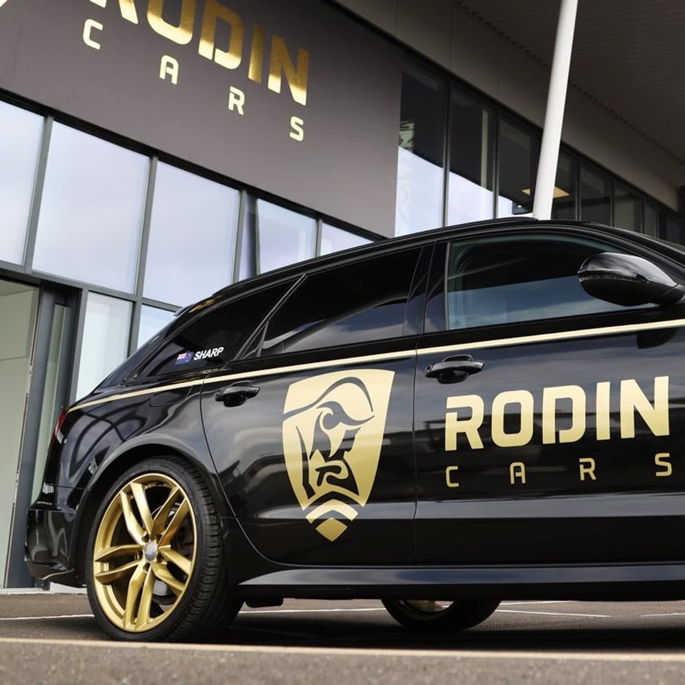 Full Colour Vehicle Wrap With Grahics Rodin Cars Signs Express Loughborough