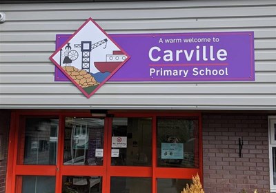 Carville Primary School Fascia Exterior Signage Newcastle