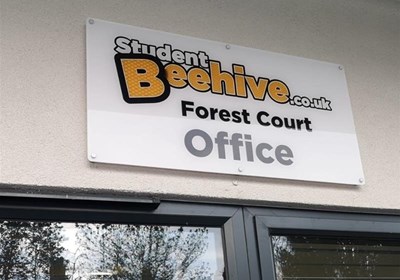 Digitally Printed Acrylic Panel On Stand Offs Exterior Sign By Signs Express Loughborough