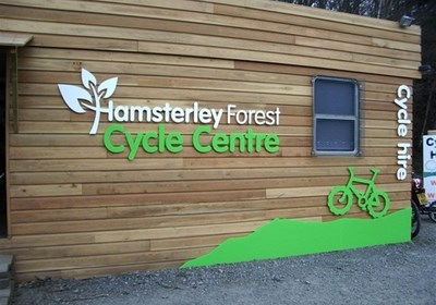 Cycle Centre Individual Cut Lettering Signage With Logo Gateshead