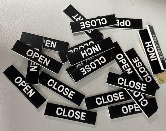 Engraved Signs, Asset Tags Falkirk, Industrial Tags Falkirk