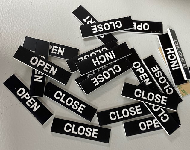 Engraved Signs, Asset Tags Falkirk, Industrial Tags Falkirk