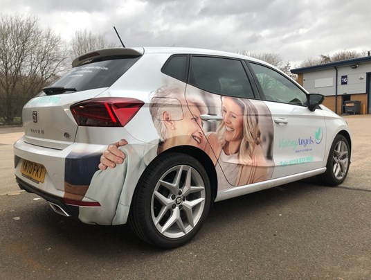Visiting Angels Bespoke Car Graphics